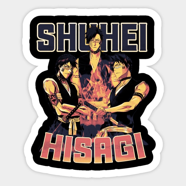 Shuhei Hisagi Bootleg Sticker by Joker Keder